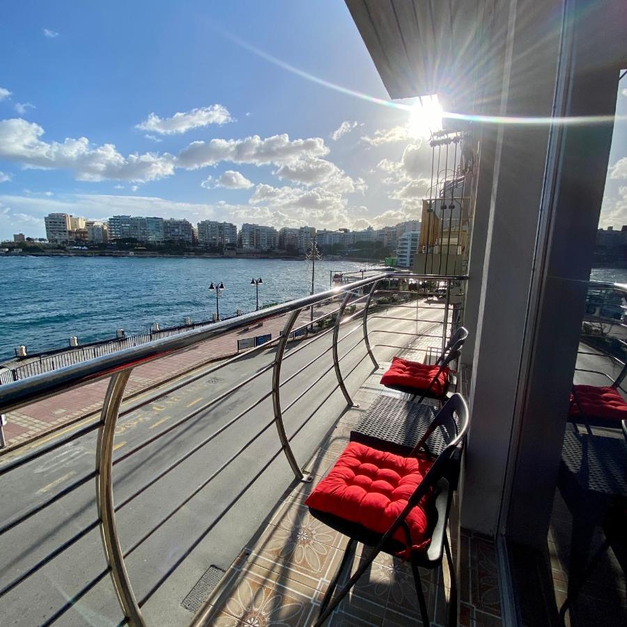 F2 - Lovely Two Bedrooms Flat Sea View, St Julians Saint Julian's Екстер'єр фото