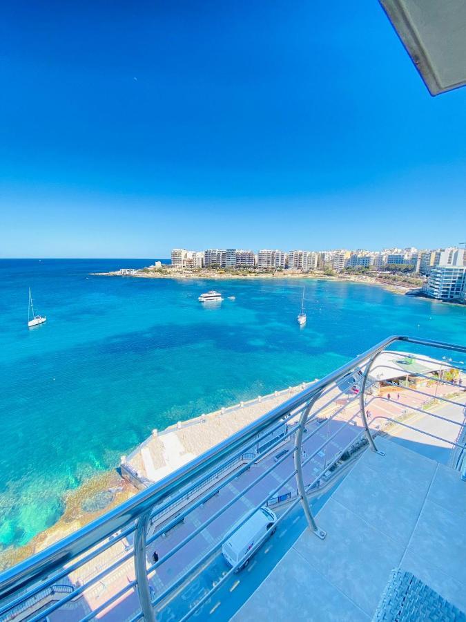F2 - Lovely Two Bedrooms Flat Sea View, St Julians Saint Julian's Екстер'єр фото